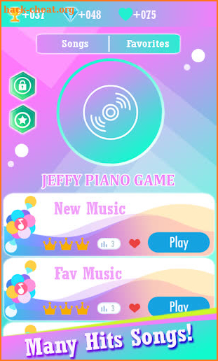 Jeffy Piano Game Tiles screenshot