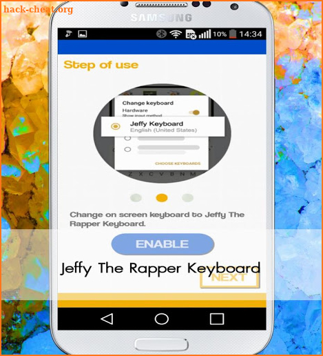 Jeffy The Rapper keyboard screenshot