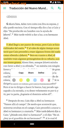 Jehovah's Witnesses Bible (español) screenshot