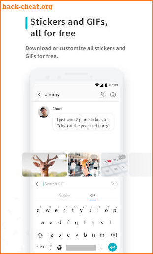 Jello – instant messaging screenshot