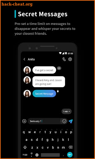 Jello – instant messaging screenshot