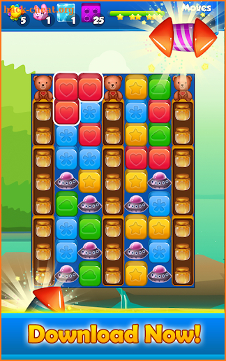 Jelly Crush - Toon Cube Match screenshot