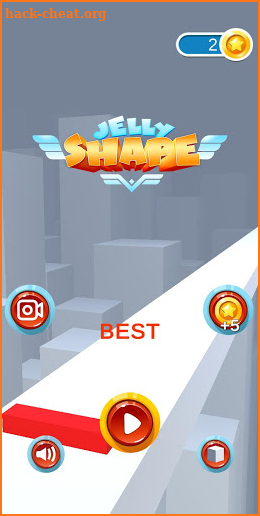 jelly shape - 3D Game screenshot