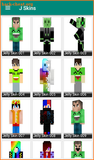 Jelly Skins For MCPE screenshot
