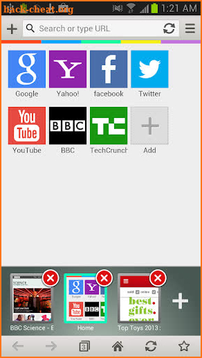 Jelly Web Browser screenshot
