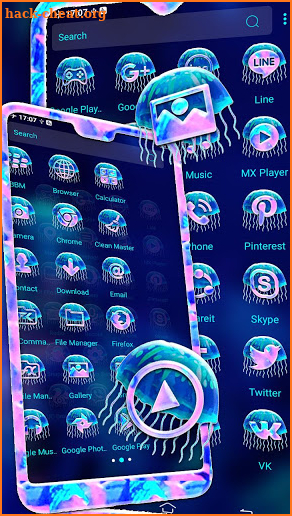 Jellyfish Theme screenshot