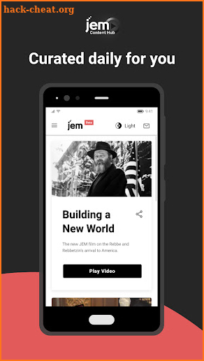 JEM Content Hub screenshot