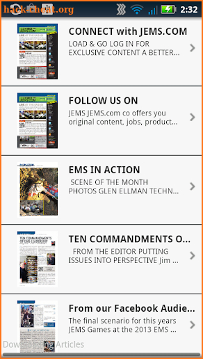 JEMS Digital Edition screenshot