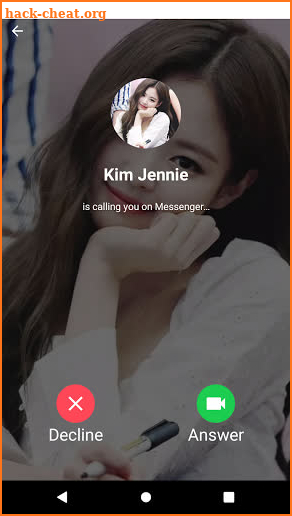 Jennie BlackPink : Fake chat - fakecall screenshot