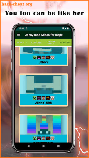 Jenny mod Addon for mcpe screenshot