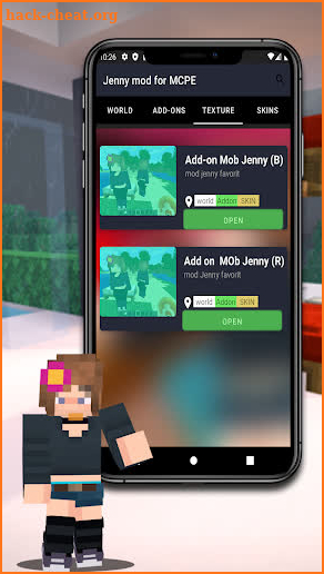 Jenny mod for MCPE screenshot