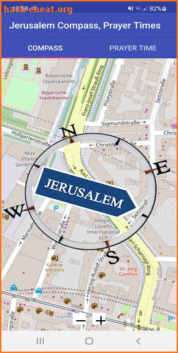 Jerusalem Compass & Prayer times (Zmanim) screenshot
