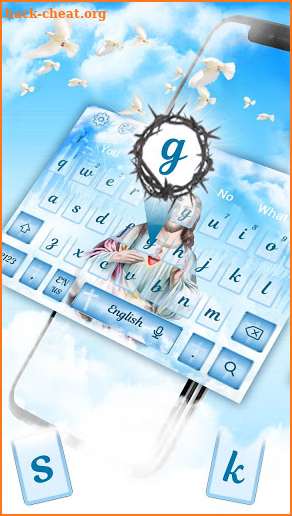 Jesus Christ Keyboard Theme screenshot