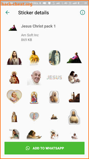 Jesus Christ Sticker Pack for WhatsApp screenshot
