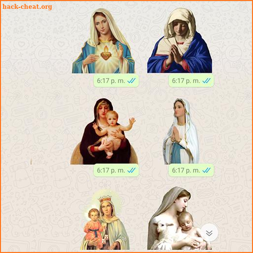 jesus christ stickers for whatsapp screenshot