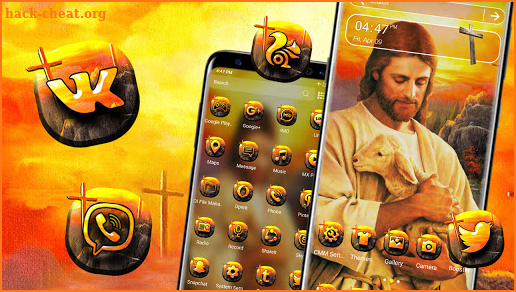 Jesus Launcher Theme screenshot