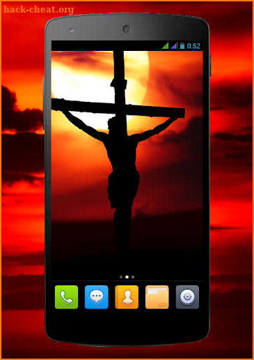 Jesus on the cross Live Wallpaper screenshot