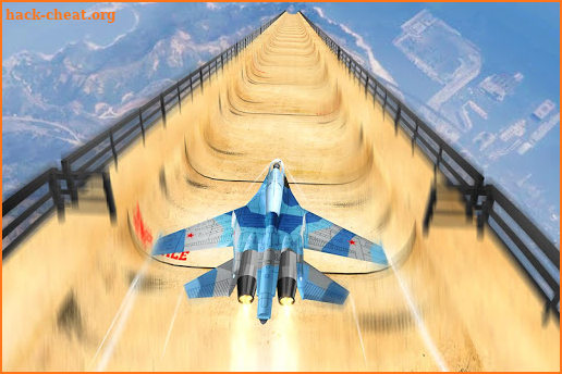 Jet Airplane on Mega Ramp: Mid Air Flying Stunts screenshot