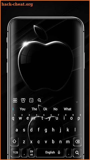 Jet Black Apple Keyboard screenshot