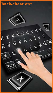 Jet Black Apple Keyboard Theme screenshot