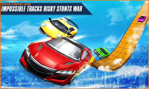 Jet Cars Stunts GT Racing Flying Car Racing Games screenshot