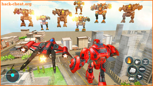 Jet Robot Car Transformation :Robot Car Games screenshot