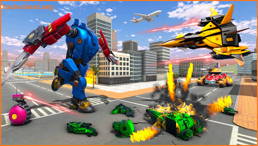 Jet Transform Robot Games screenshot
