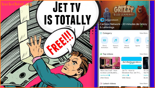 Jet TV - Make Money Online by Sharing Videos screenshot