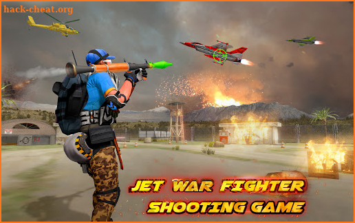 Jet War Fighter Combat Airplane Shooting Games screenshot