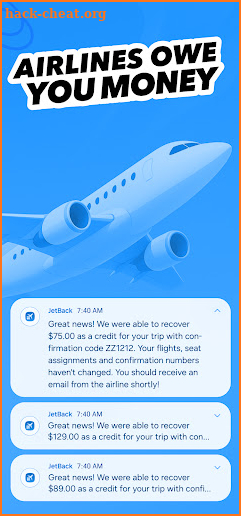 JetBack: Airfare Price Credits screenshot