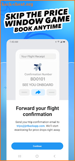 JetBack: Airfare Price Credits screenshot