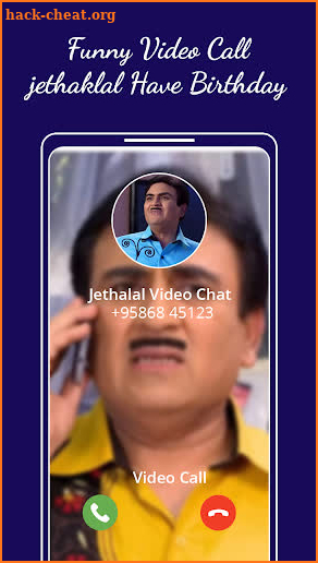 Jethalal Birthday Wish Video Call Video Prank screenshot