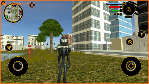 Jetpack Spider Stickman Rope Hero Gangstar Crime screenshot