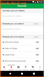 Jet's PIzza Johns Creek Rewards screenshot