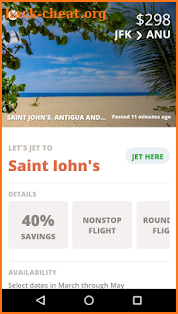 Jetto - Flight Deal Alerts screenshot