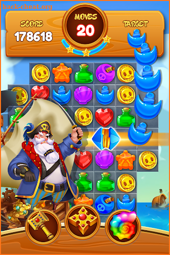 Jewel Crush Pirate screenshot