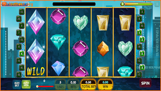 Jewel Diamonds Lighting Slot Machine screenshot