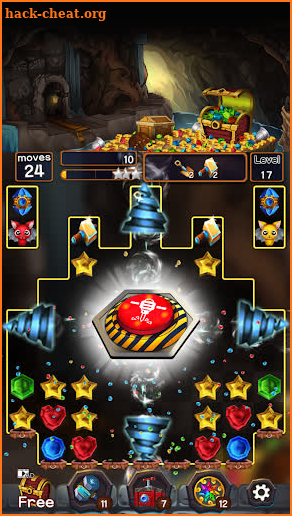 Jewel Mine Quest: Match-3 puzzle screenshot