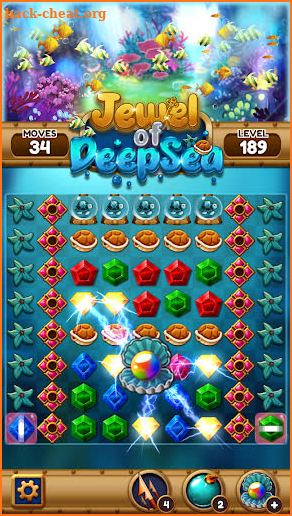 Jewel of Deep sea: Match3 puzzle Game screenshot