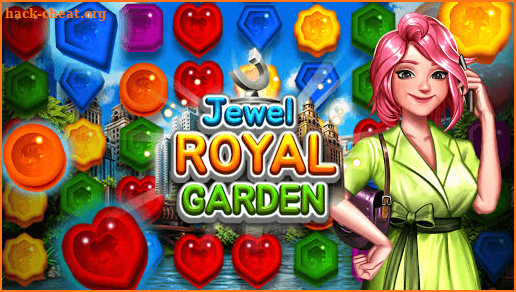 Jewel Royal Garden: Match 3 gem blast puzzle screenshot