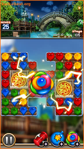 Jewel Royal Garden: Match 3 gem blast puzzle screenshot