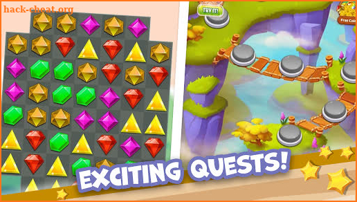 Jewel Wise Match 3 Puzzle Game screenshot