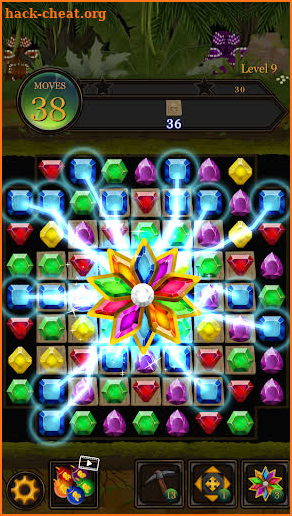 Jewels & Jungle Pop : Match3 Gem Crush Puzzle screenshot