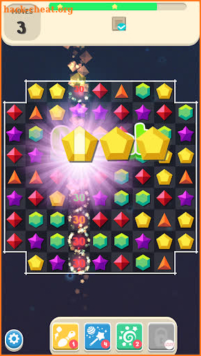 Jewels & Space Pop : Magic Match3 Puzzle screenshot