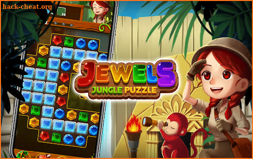 Jewels Crush 2021 : Match 3 Jungle Puzzle screenshot