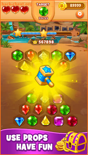 Jewels Crush Fever - Match 3 Jewel Blast screenshot