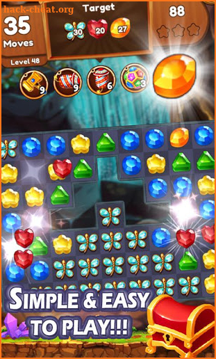 Jewels Crush - Jewels & Gems Match 3 Puzzle Games screenshot