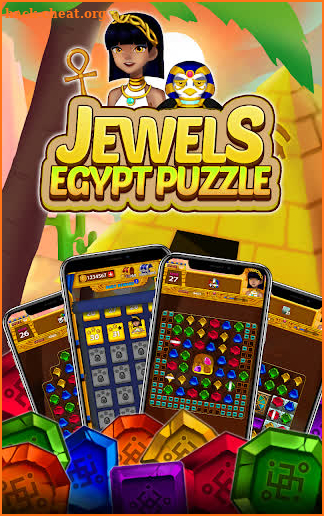 Jewels Egypt Puzzle (Match 3) screenshot