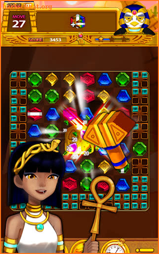 Jewels Egypt Puzzle (Match 3) screenshot