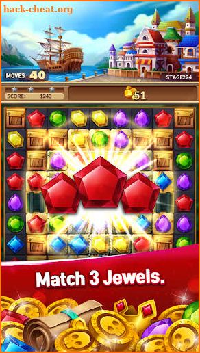 Jewels Fantasy Crush : Match 3 Puzzle screenshot